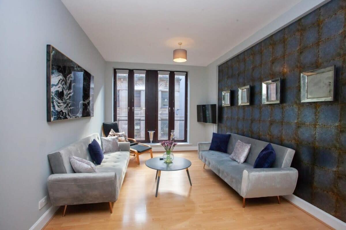 Modern And Refurbished Flat In Merchant City Glasgow Exterior foto