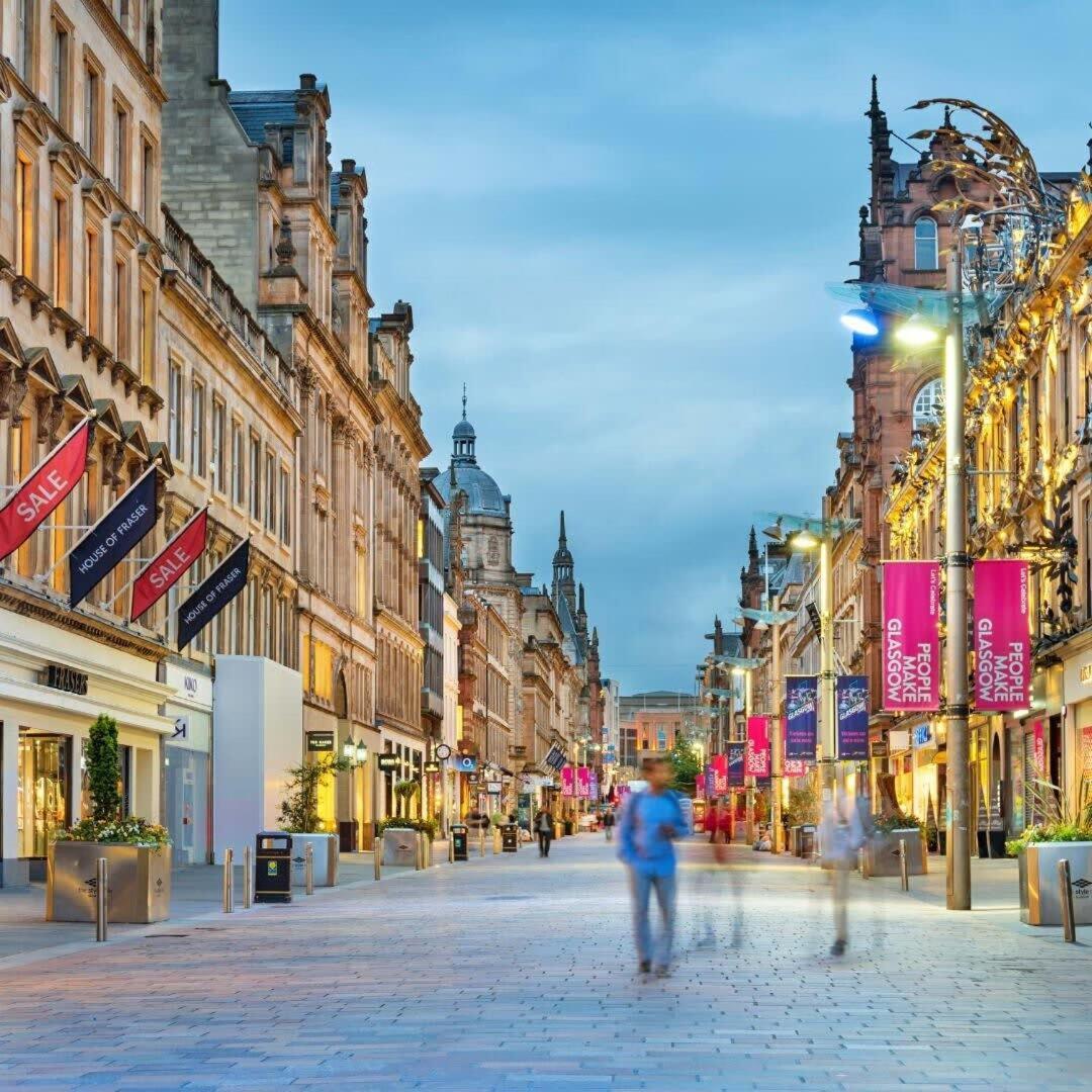 Modern And Refurbished Flat In Merchant City Glasgow Exterior foto